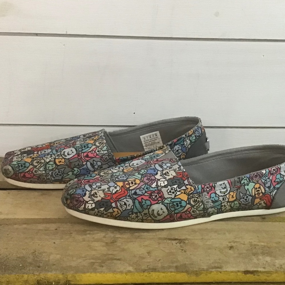 Women’s Bobs Sketchers Memory Foam Arch Support Dogs Slip Ons
